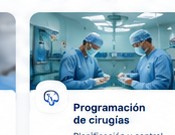 Programación de cirugías